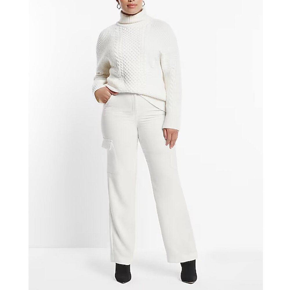 Express Super High Waisted Cargo Trouser Pant